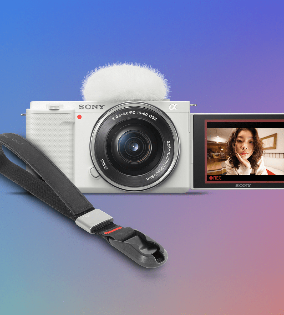 Sony Alpha ZV-E10 Mirrorless Vlog Camera (White) | ILCZVE10/W