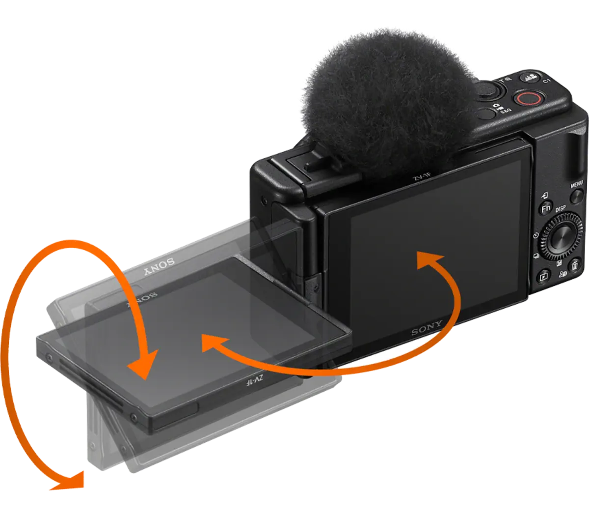 Sony ZV-1F Vlog Camera for Content Creators and Vloggers, Black