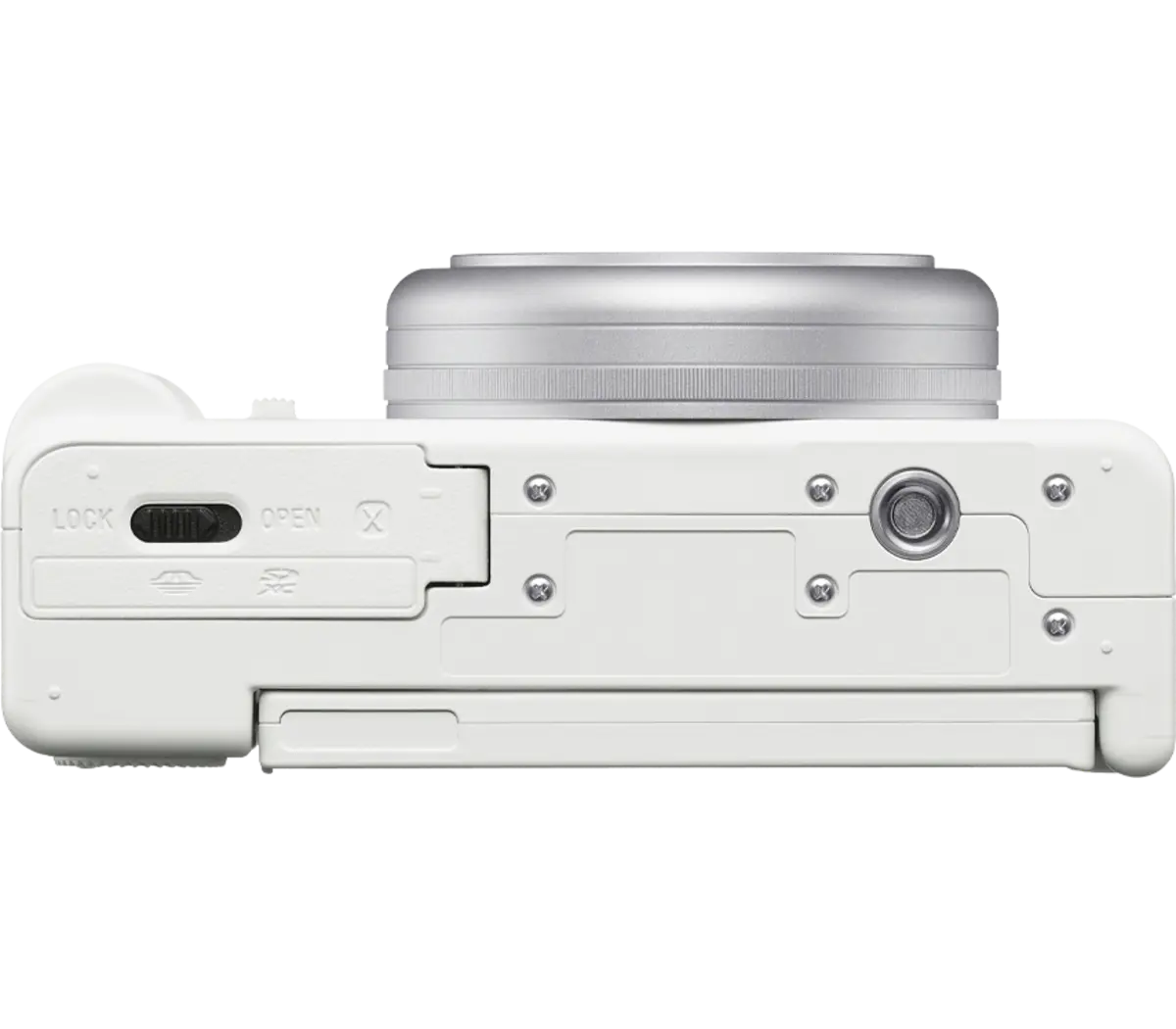 Sony ZV-1F Vlog Camera for Content Creators and Vloggers, White