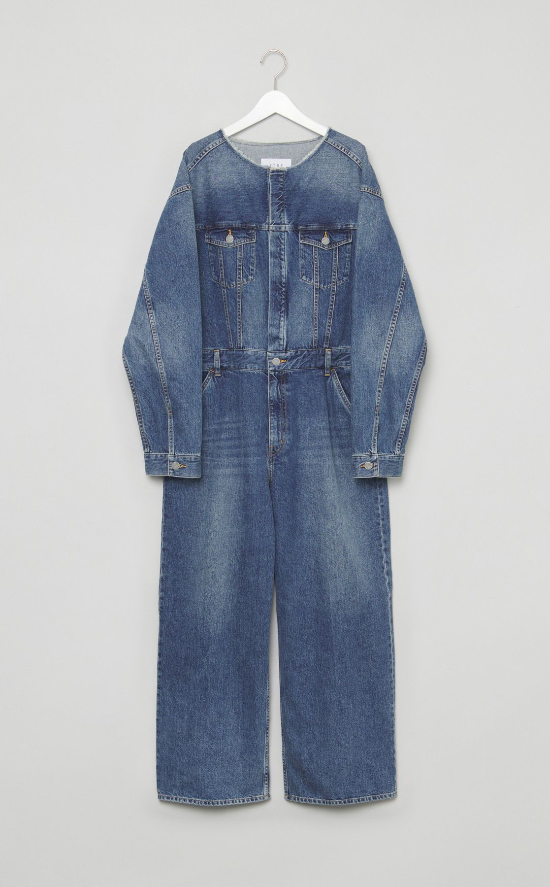 ETRÉ TOKYO｜カットオフデニムオールインワン