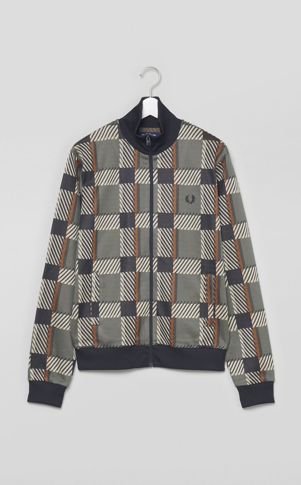 FRED PERRY｜タータンチェックトラックジャケット