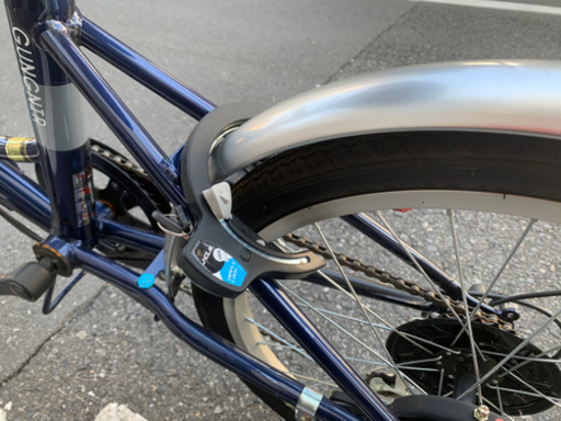 折りたたみ自転車 20インチ ネイビー 人気