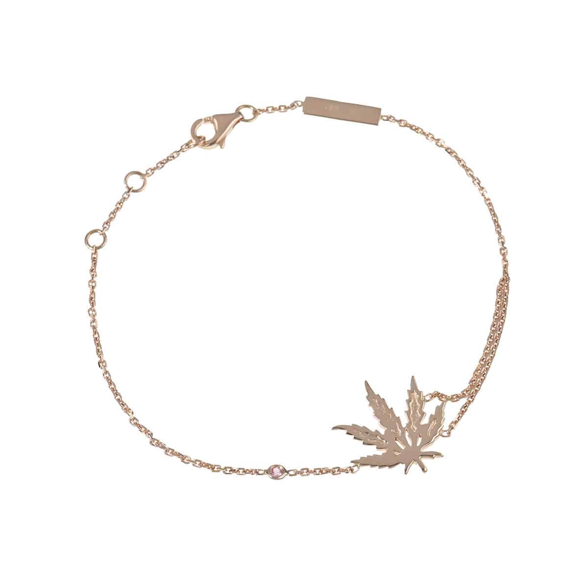 リーフ ピンクサファイア ブレスレット 中古 ｜ ルシアン ペラフィネ