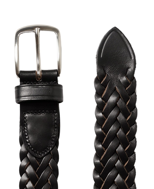 レザーメッシュベルト(85 ブラック): メンズ｜メーカーズシャツ鎌倉