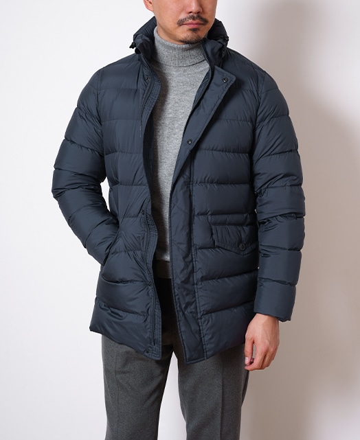 DICROS ダウンコート(M(46) ブルー系): メンズ｜メーカーズシャツ鎌倉