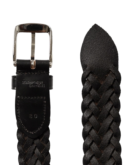 レザーメッシュベルト(85 ブラック): メンズ｜メーカーズシャツ鎌倉
