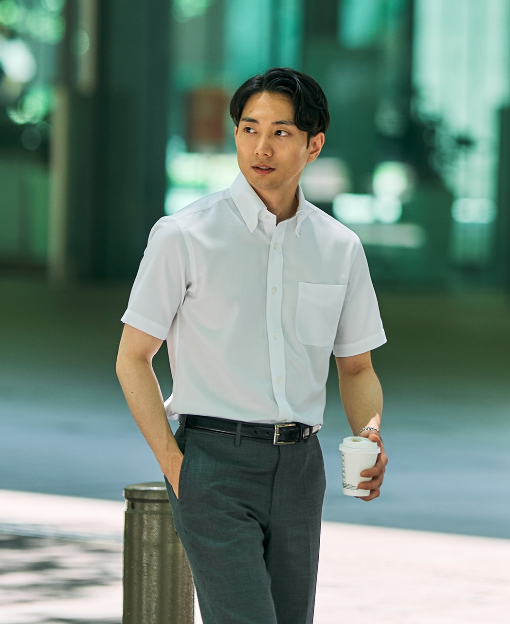 半袖シャツ/イージーケア(S ネイビー系): メンズ｜メーカーズシャツ