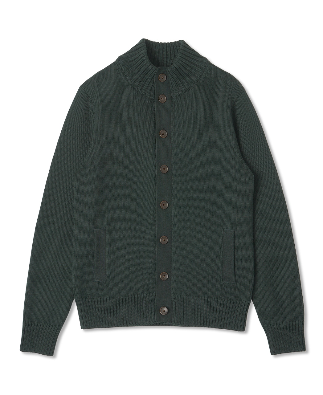 スタンドカラーカーディガン(46 グリーン系): メンズ｜メーカーズ