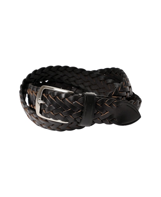 レザーメッシュベルト(85 ブラック): メンズ｜メーカーズシャツ鎌倉