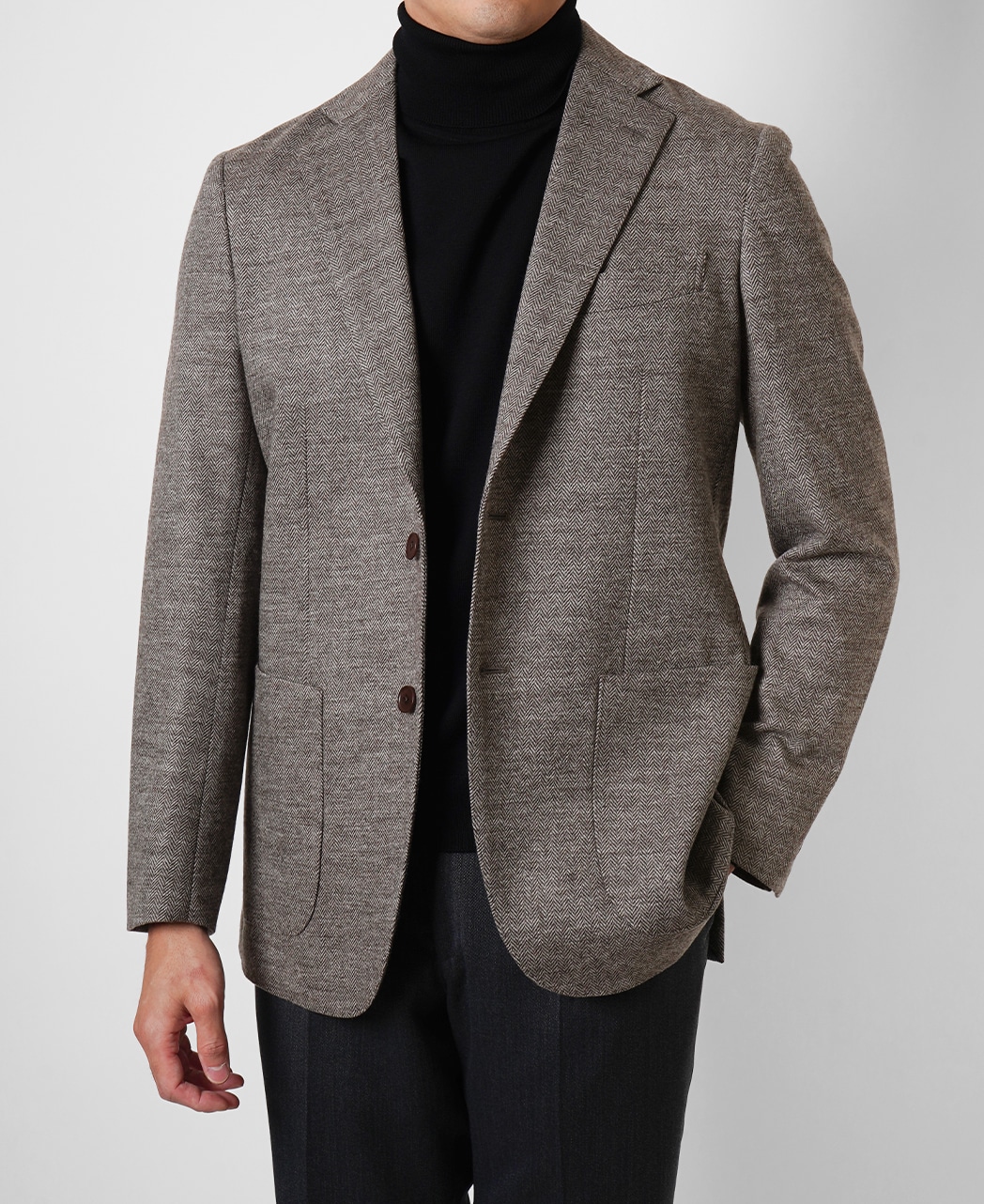 ニットジャケット(44 ブラウン系): メンズ｜メーカーズシャツ鎌倉 公式通販