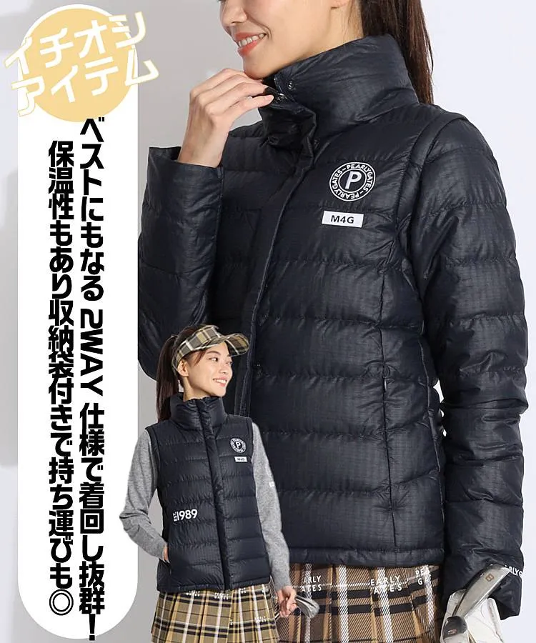 パーリーゲイツ2WAYダウンアウターサイズ1 ネイビー