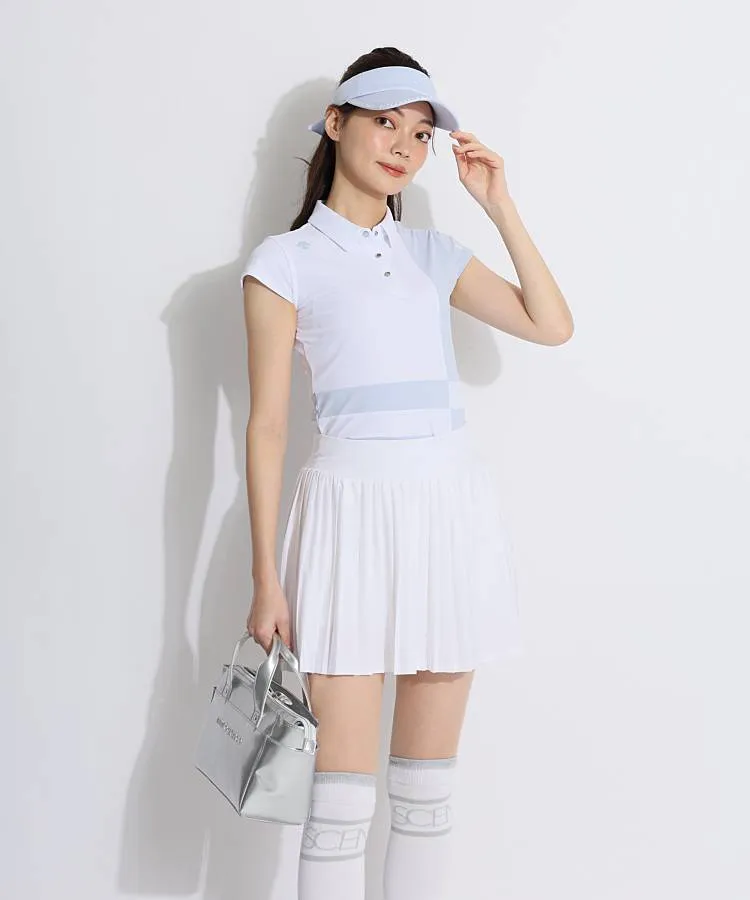 デサントゴルフの半袖ポロシャツを使ったスタイリング・コーディネート