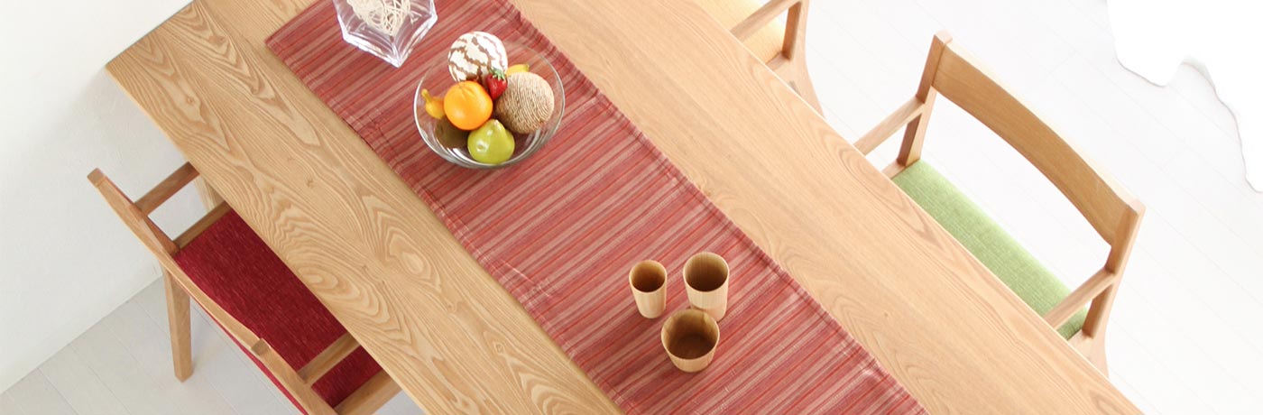 無垢テーブル | 旭川・飛騨・府中などが作る国産家具 | MUKU工房