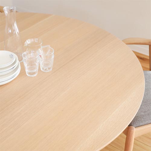 飛騨家具 nissin 日進木工 White Wood ホワイトウッド ラウンド