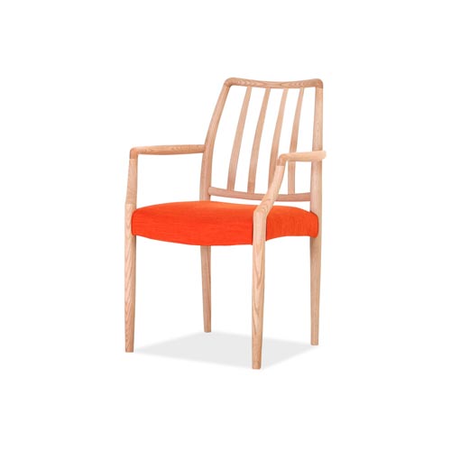 飛騨家具 nissin 日進木工 Grow グロウ チェア 縦格子 国産家具 無垢