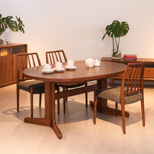 飛騨家具 nissin 日進木工 Grow グロウ 伸長式テーブル 国産家具 無垢