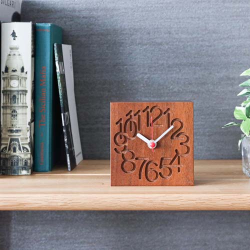 旭川家具 cosine コサイン Mukudokei ムク時計 小 国産クラフト 木製