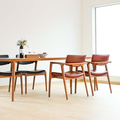 徳島家具 Fuji furniture 冨士ファニチア koti コティ アームチェア 背