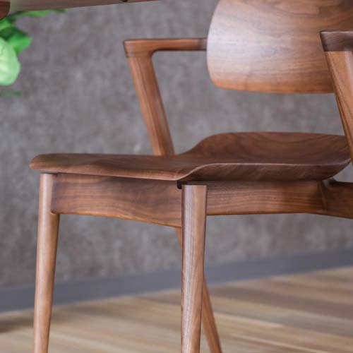 飛騨家具 HIDA 飛騨産業 Seoto-EX セオト-EX セミアームチェア 板座