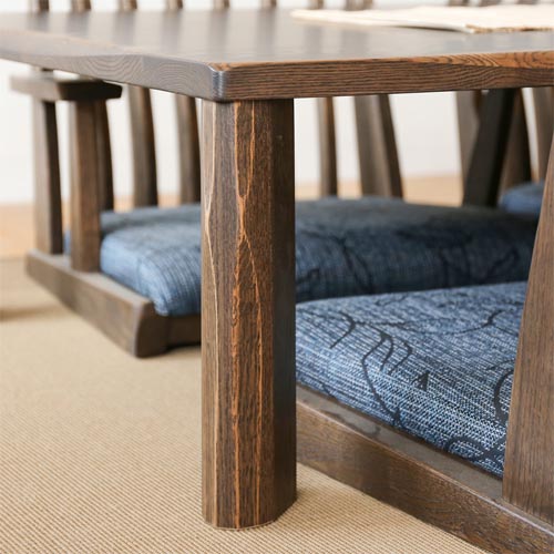 飛騨家具 ibata interior イバタインテリア Kiraku 木楽 座卓 4本脚
