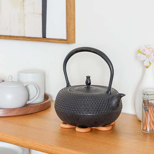 南部鉄器 薫山工房 Nambutetsubin 南部鉄瓶 平鉄鉢型 伝統工芸品 金属