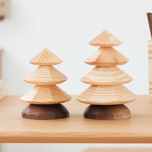 各地の名工房 kochi コチ ミニツリー 国産クラフト 木製 オブジェ