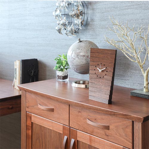 旭川家具 家具工房木魂 Kodama コダマ 置き時計 国産クラフト 木製