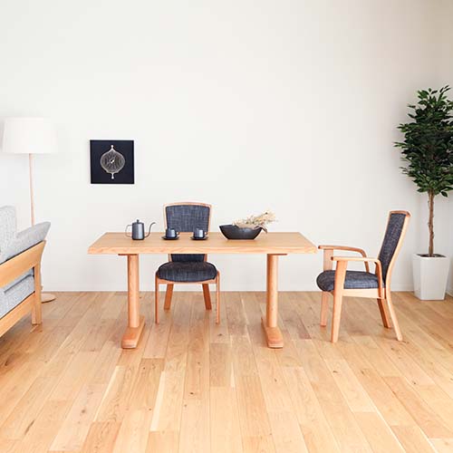 飛騨家具 shirakawa シラカワ AM Table AMテーブル 2本脚 国産家具