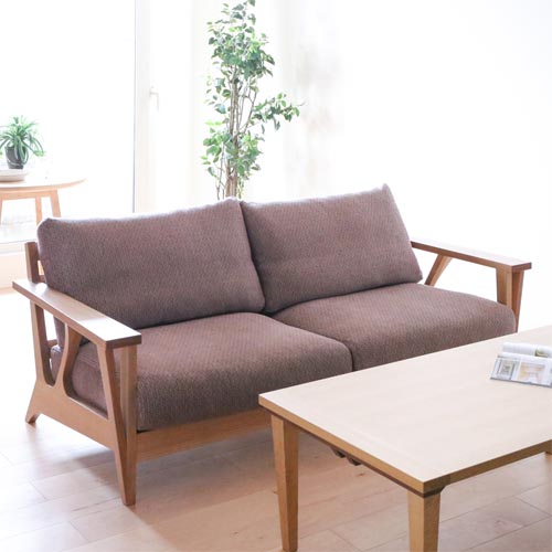 旭川家具 WOW ワオ MT-04 ソファ 国産家具 無垢 ヘッドレスト
