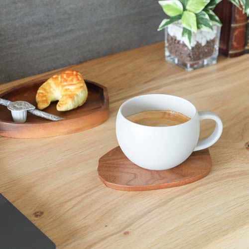 府中家具 若葉家具 Kajitsu 果実 コースター 国産クラフト 木製