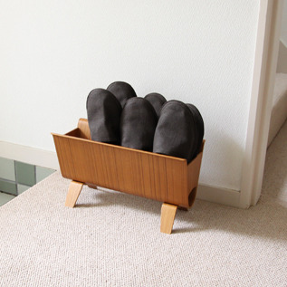 スリッパラック25−4T チーク／SAITO WOOD （サイトーウッド）｜愛着を