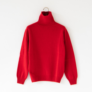 ラムズウール タートルネック／Harley of Scotland（ハーレーオブ