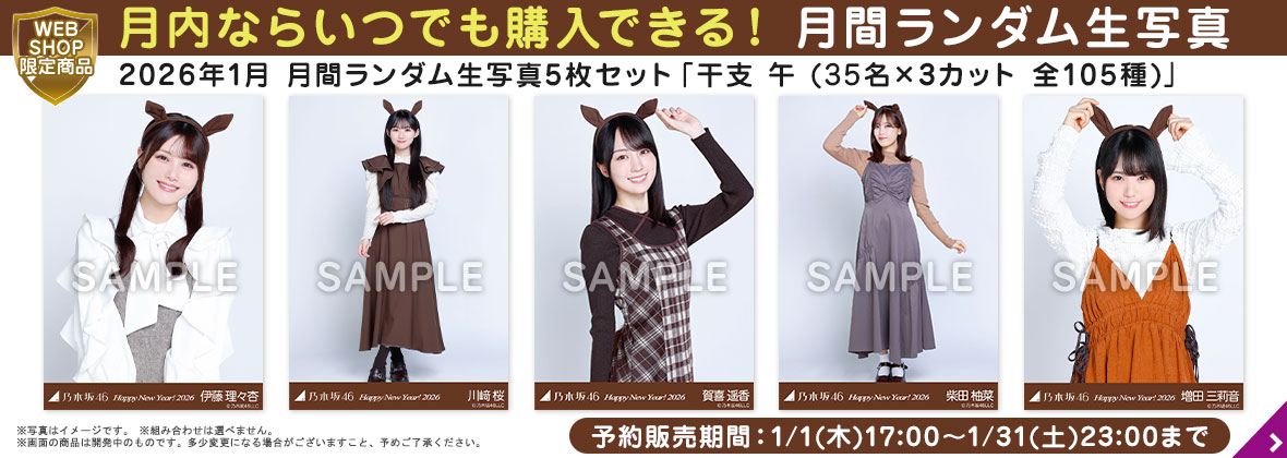 乃木坂46 OFFICIAL WEB SHOP | 乃木坂46 グッズ通販サイト