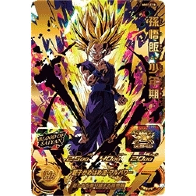 スーパードラゴンボールヒーローズ 孫悟飯 H2-16 完全美品 H2-16 孫悟