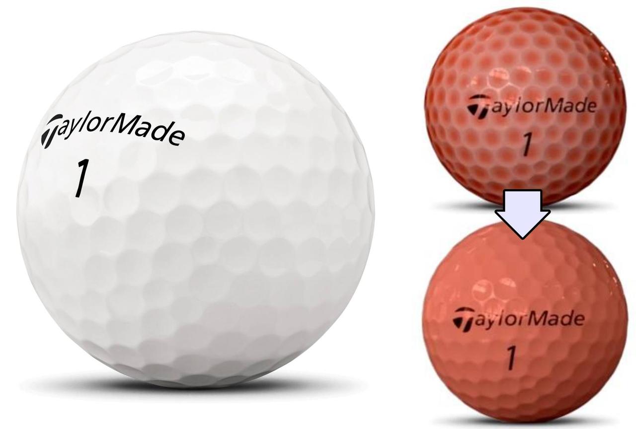 テーラーメイドの新「TP5/TP5x」ボール、2月13日発売。「塗装」の新