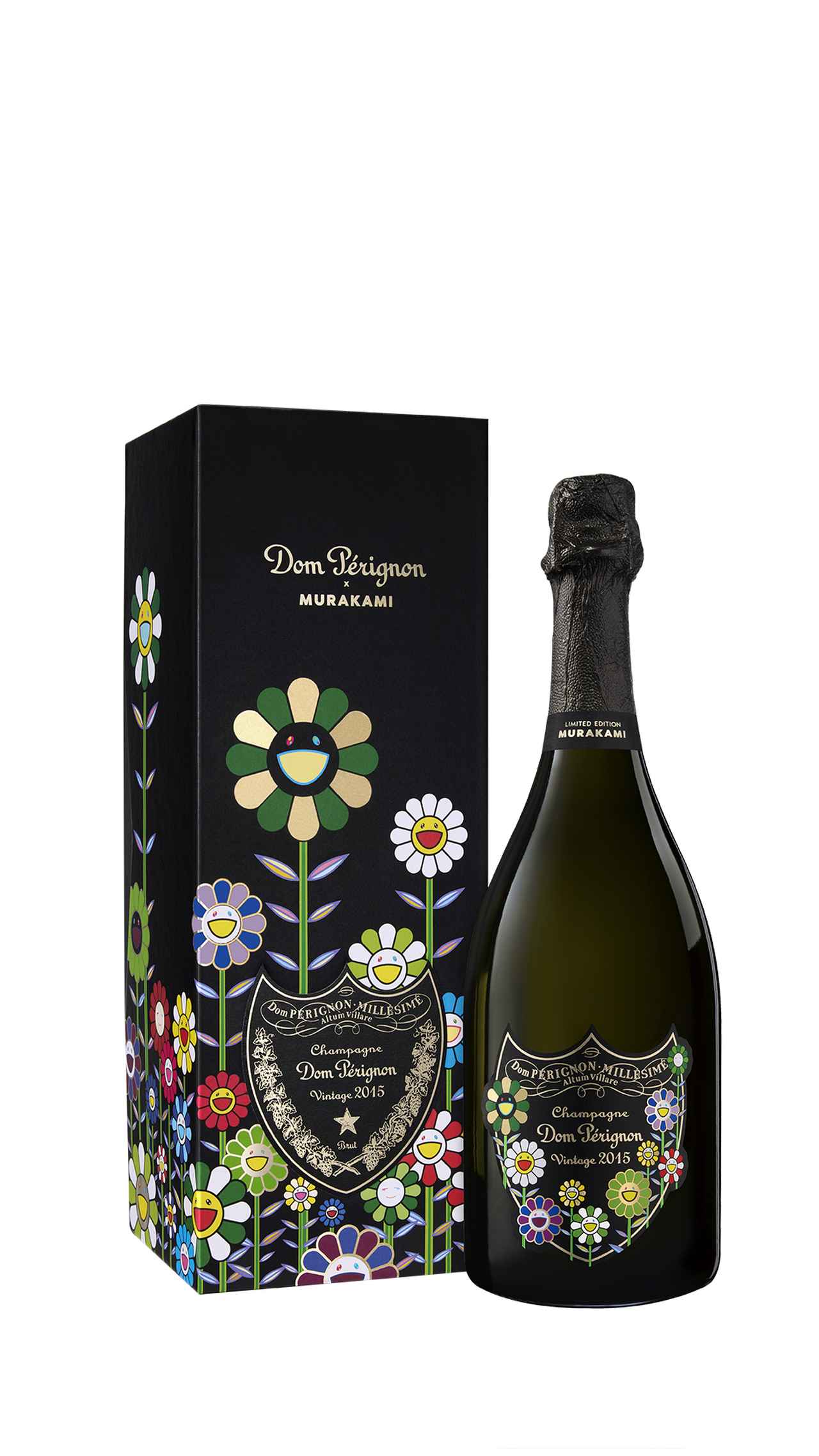 ドン ペリニヨンと村上隆が コラボレーション。 限定エディションが