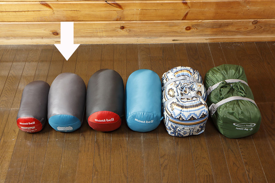 初めてのマミー型ダウンシュラフにおすすめ！モンベルのシュラフ「#3