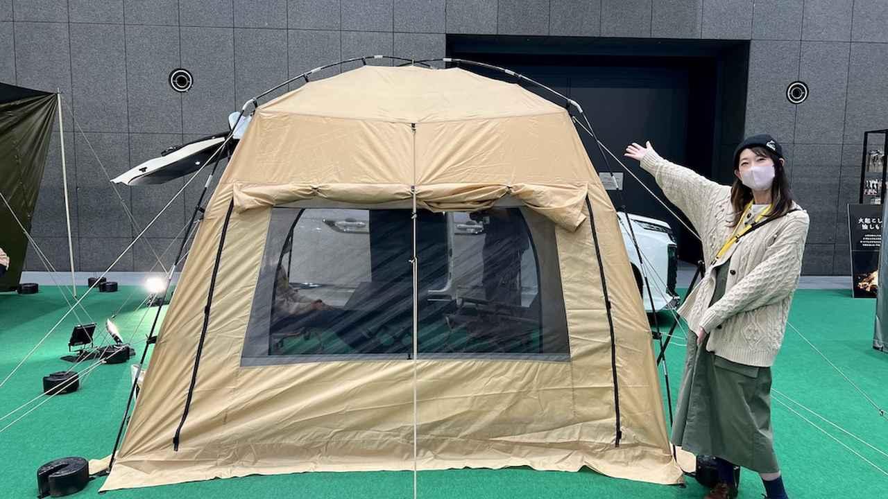 ワークマンの春夏新製品、車中泊好きに見てほしい！カーサイドタープに