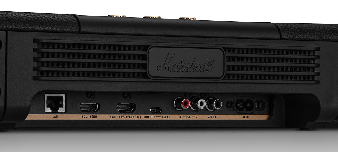 Marshall初のサウンドバー「HESTON 120」が登場！ ドルビーアトモスや