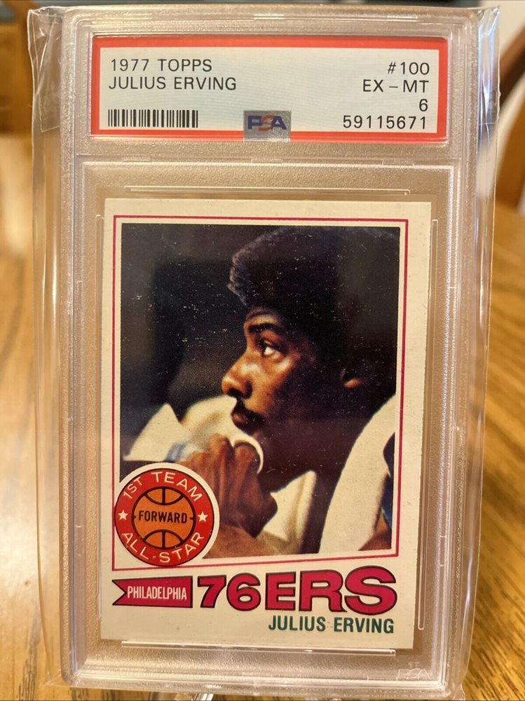 その他 PSA 6 - Julius Erving - 1977 Topps PSA 6 - Julius Erving