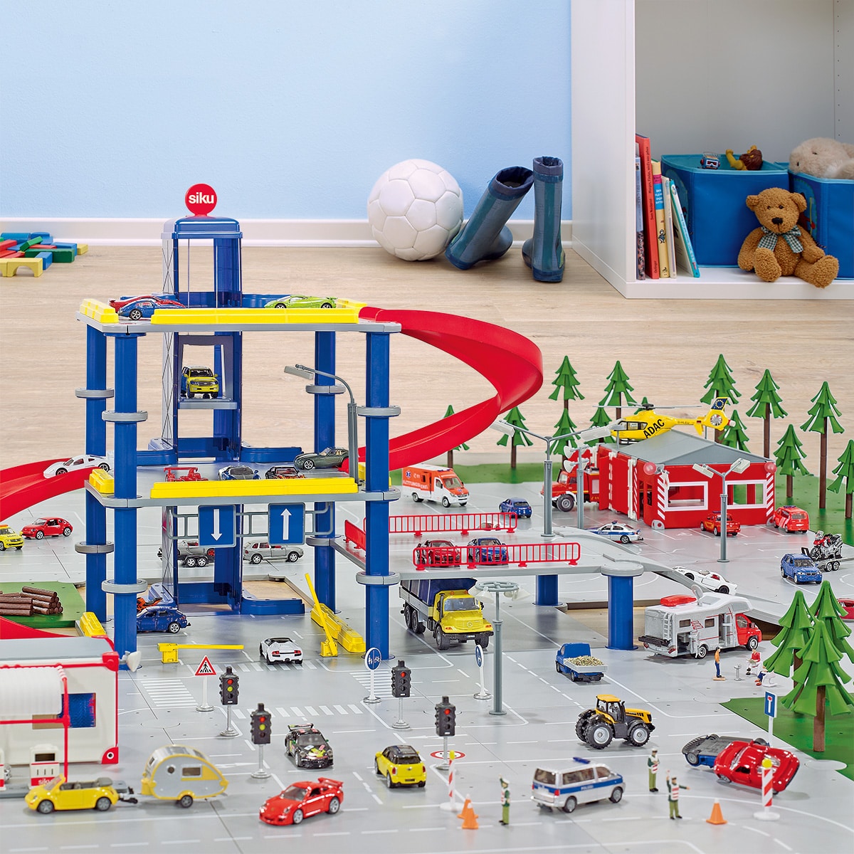 SIKU WORLD パーキングタワー: バリエーション表示 ボーネルンド