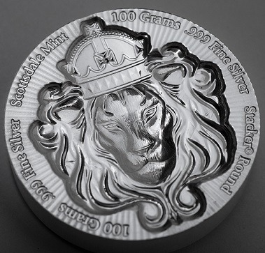 新品) アメリカ「スタッカー」純銀 100グラム メダル | ゴールド市場