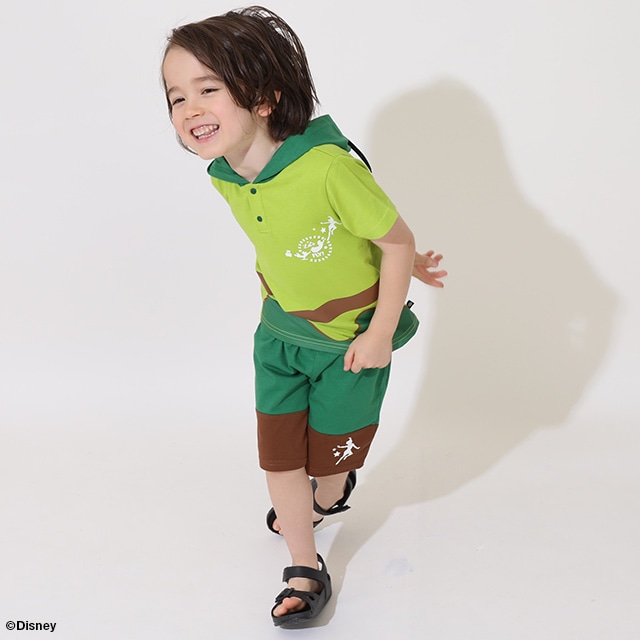 ディズニー なりきるパーカー&ハーフパンツ セットアップ 9302K(90cm