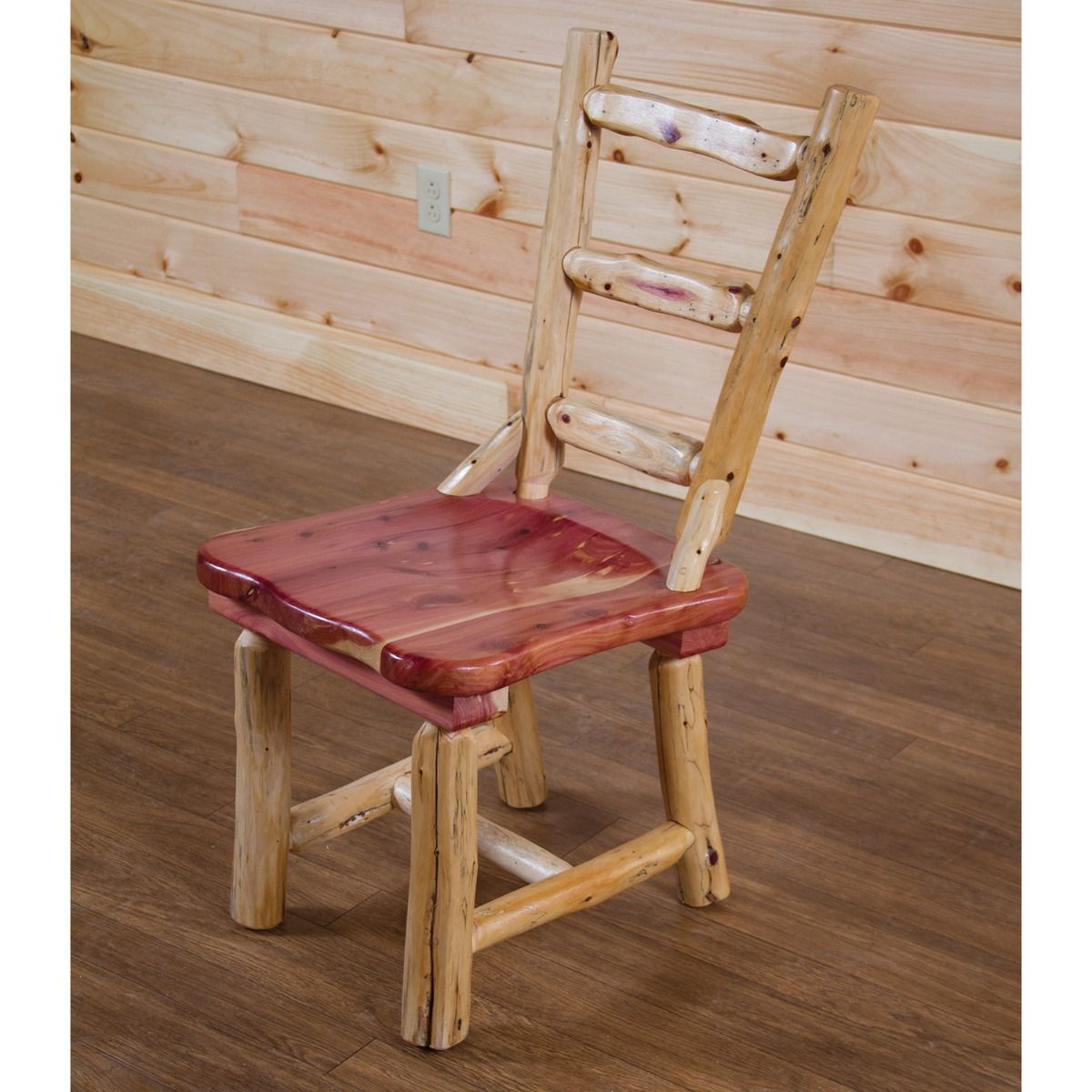 Rust Valley Red Cedar Ladder Back Chair