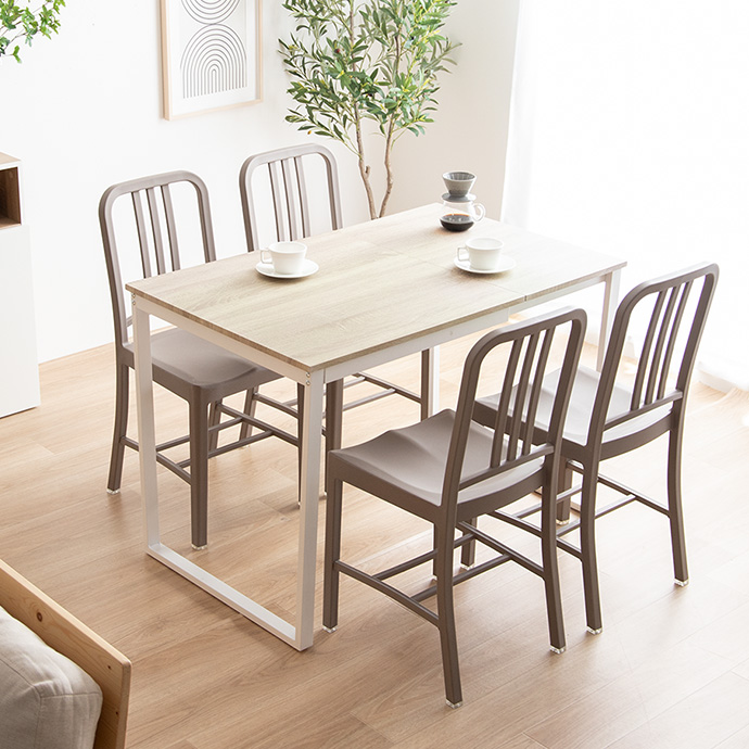 g155006]【幅70〜110cm】Orca 伸縮式ダイニングテーブル ダイニング