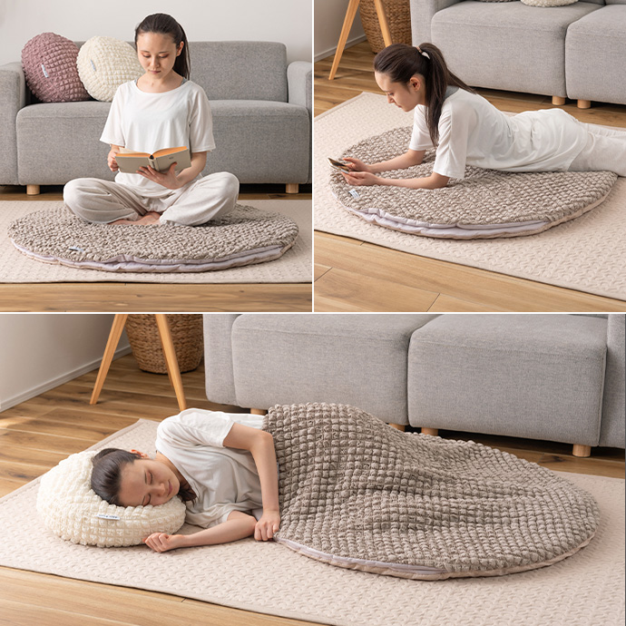 g1001336]Gullig 冷感ラウンドサンドクッション クッション | 家具