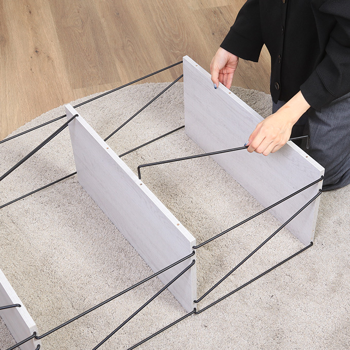 g11515]【幅61.5cm】Ezbo ワイヤーラック5段 ラック | 家具