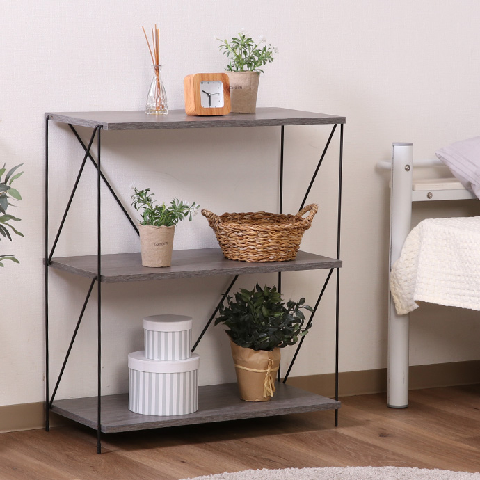 g11533]【幅62cm】Ezbo ワイヤーラック3段 ラック | 家具・インテリア