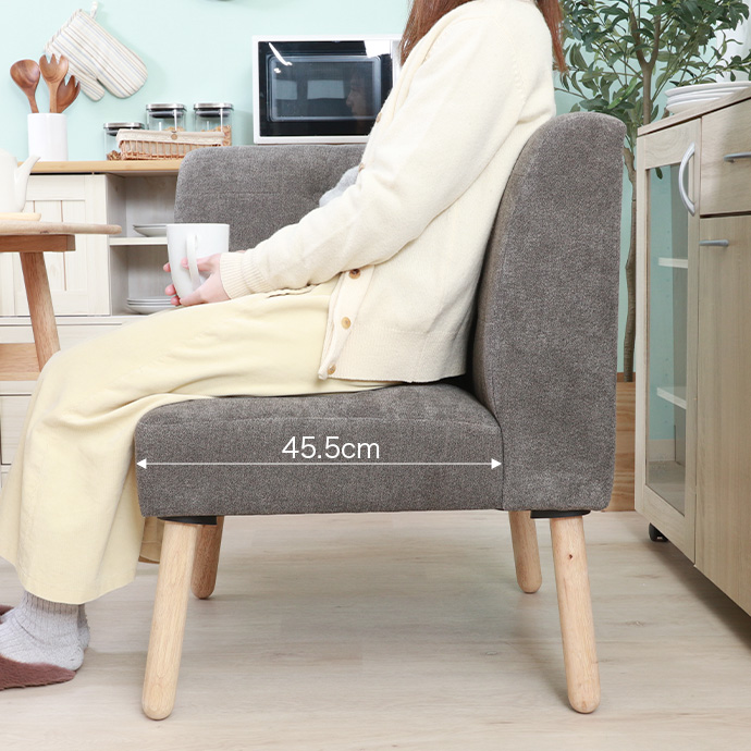 g11618]【単品】Hemel 1人掛けコーナーソファ ダイニングチェア | 家具