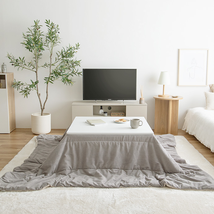 g350024]【正方形:天板 75cm×75cm】こたつ&掛け布団2点セット こたつ